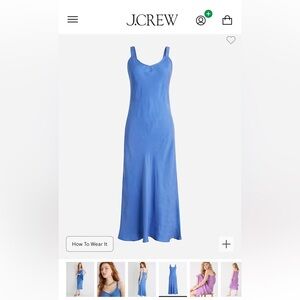 J.Crew slip dress